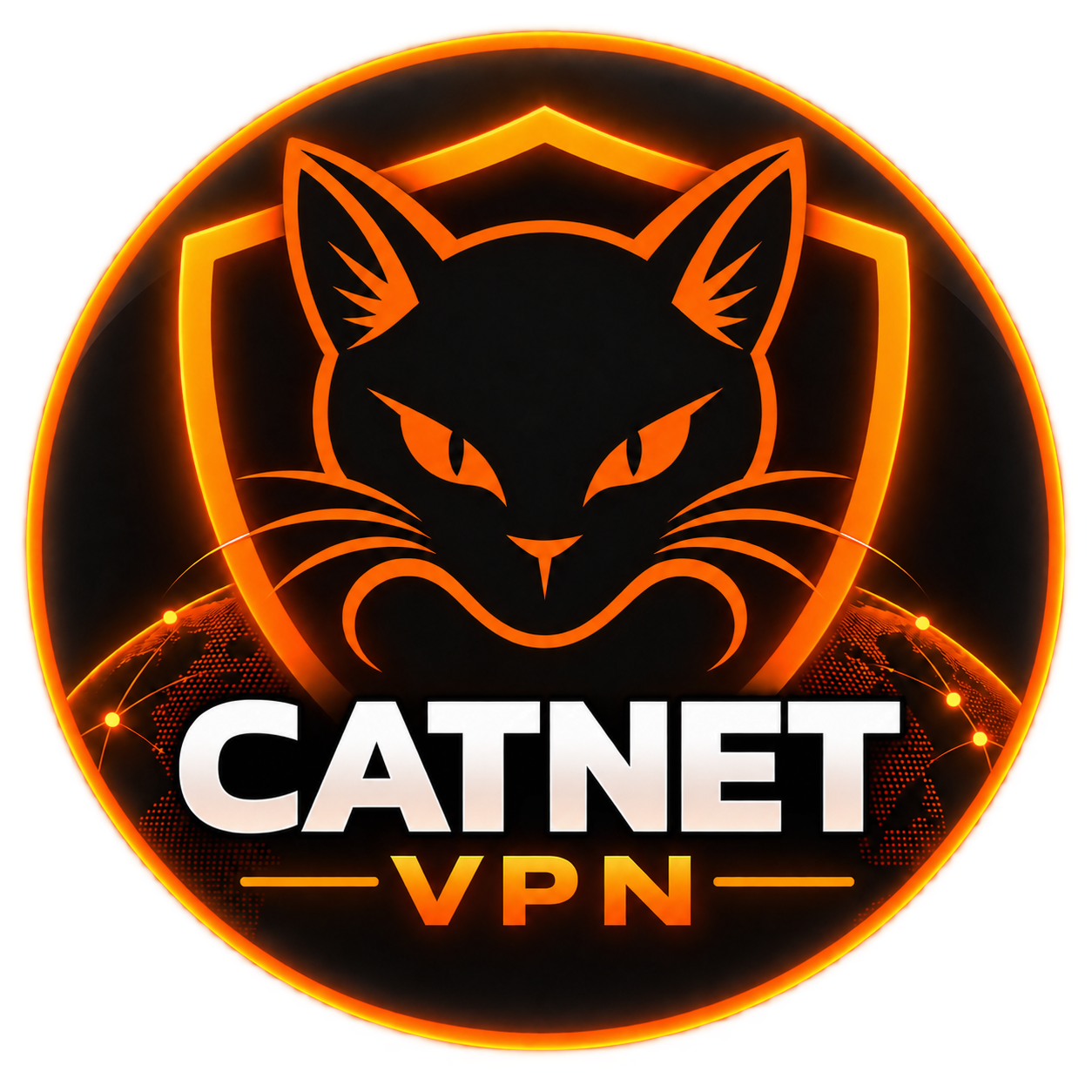CATNET VPN orange cat app icon